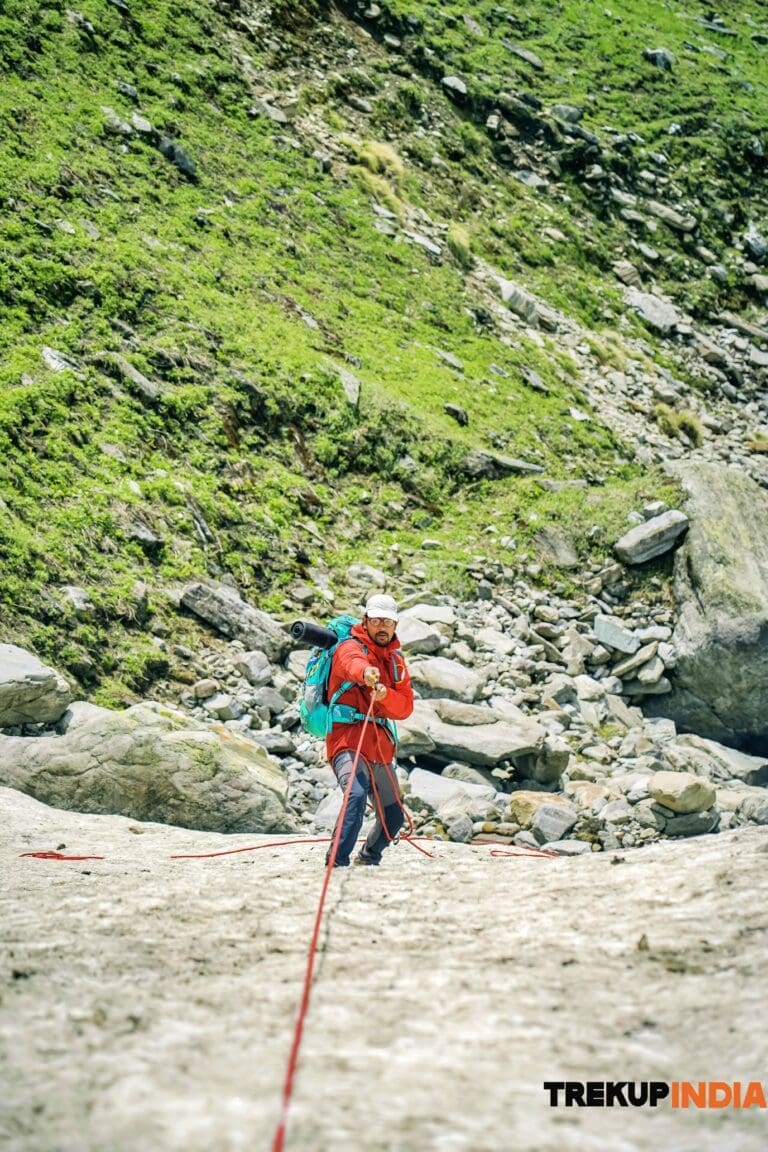 Trekkers Repling Buran Ghati Pass Trek Trekup India