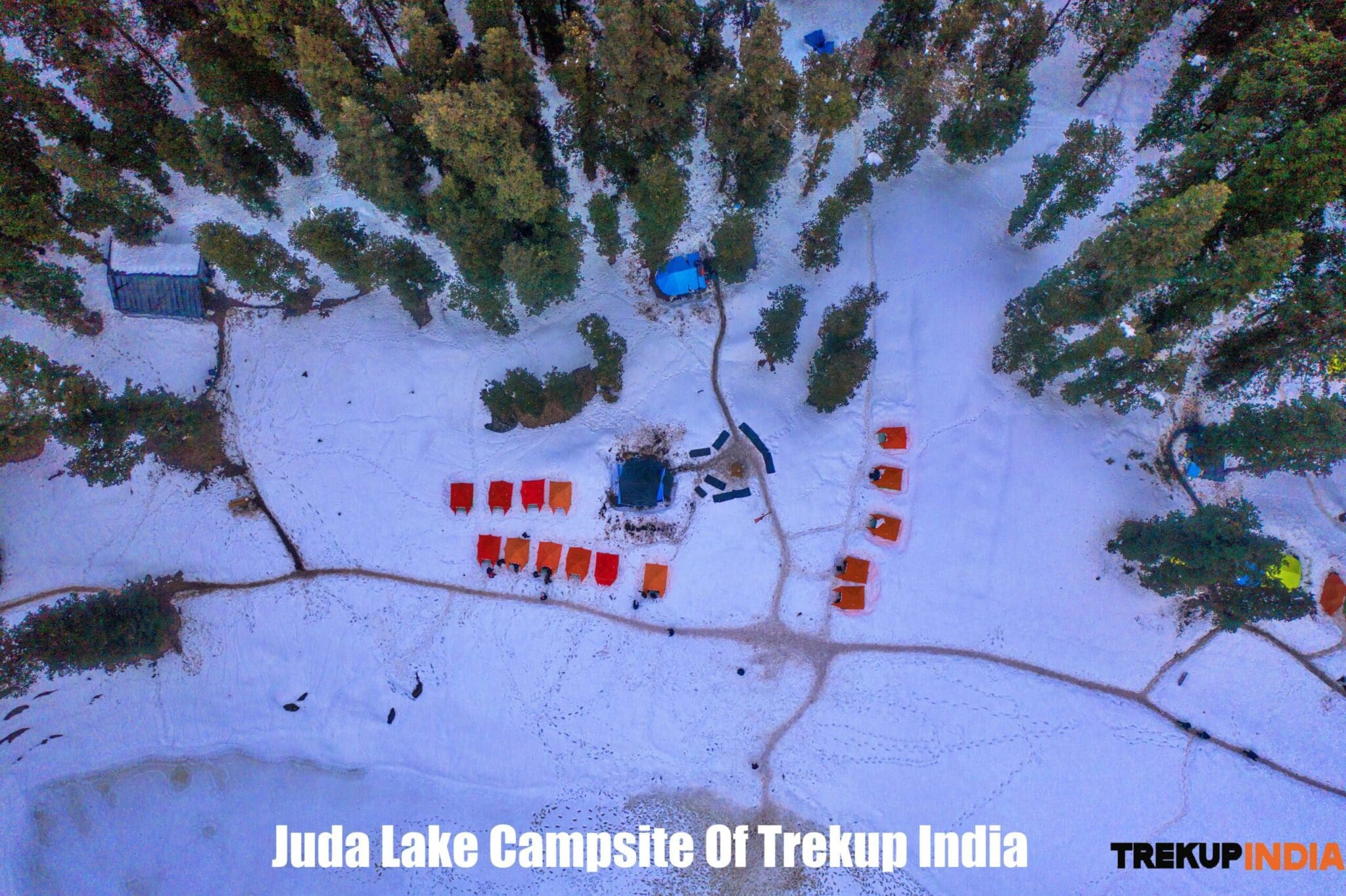 Juda ka talab camp site trekup india, kedarkantha trek